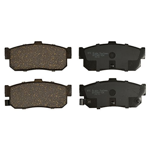KFE KFE540-104 Ultra Quiet Advanced Premium Ceramic Brake Pad REAR Set Compatible With: Nissan Altima, Maxima, Sentra; Infiniti G20, I30