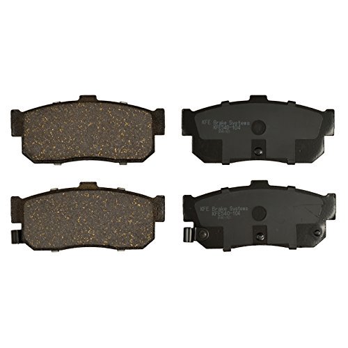 KFE KFE540-104 Ultra Quiet Advanced Premium Ceramic Brake Pad REAR Set Compatible With: Nissan Altima, Maxima, Sentra; Infiniti G20, I30