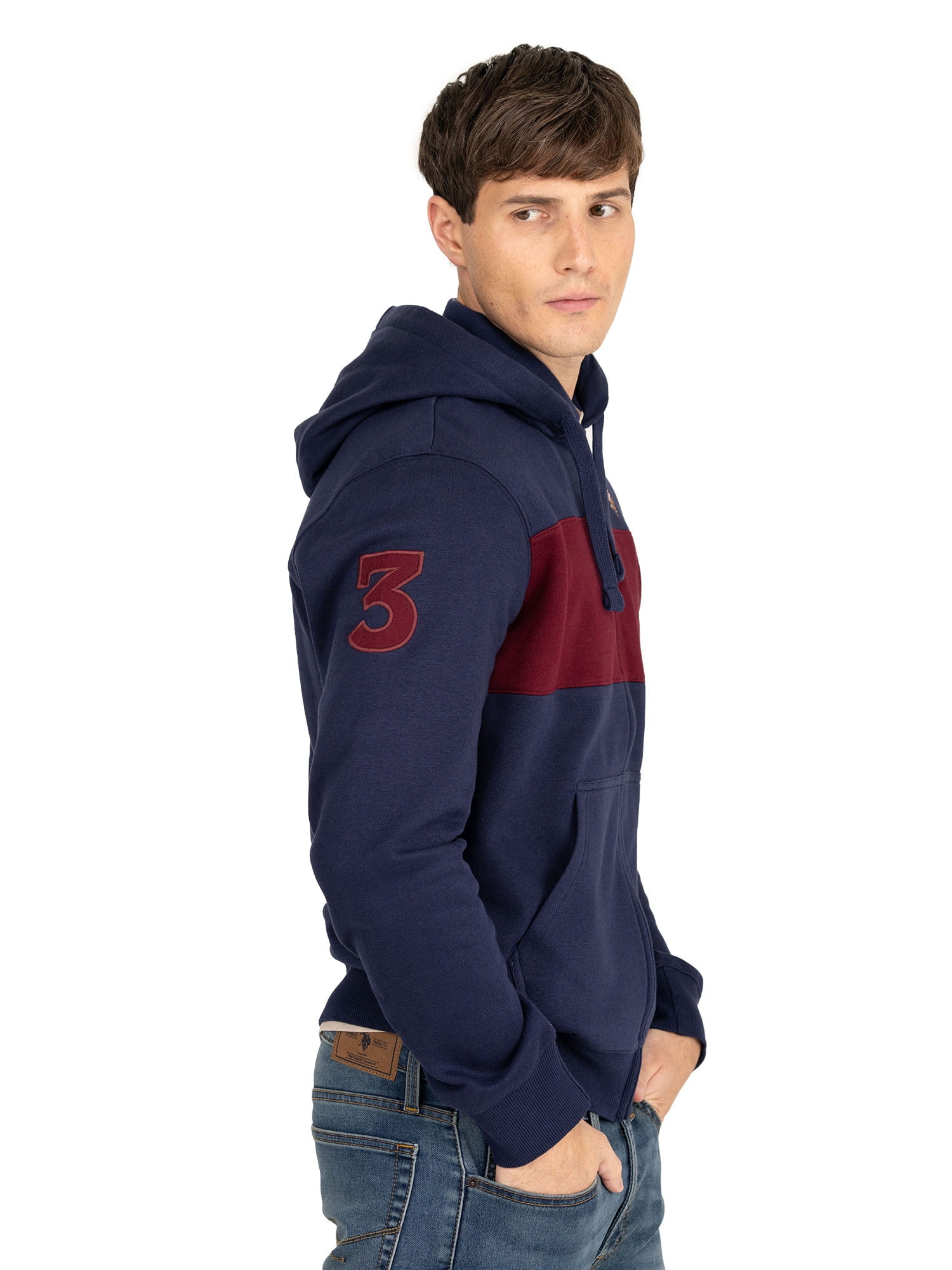 U.S. Polo Assn. Men's Everyday Full Zip Fleece Hoodie