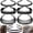 Black, variant on 8 PCS Fashion Effortless Plastic Headbands with Teeth Comb Black Skinny Headbands No Slip Hair Accessories Bands