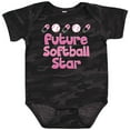 thumbnail image 3 of Inktastic Future Softball Star Girls Baby Bodysuit, 3 of 5