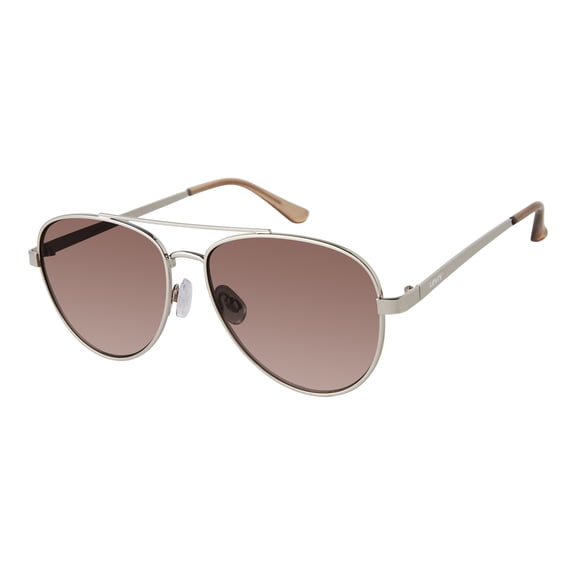 Lentes de Sol Levis Eyewear Unisex X14066 Outlook Marco de Metal Color Plateado con Filtro 100% UV