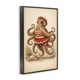 thumbnail image 2 of Stupell Industries Eclectic Octopus of Maritime Bathing Society Black Framed Giclee Art, 12 x 18, by Grotto Studios, 2 of 8