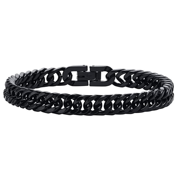 DESIGNICE Stainless Steel Cuban Link Chain Bracelets for Men Teenage Teen Boys