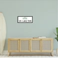 thumbnail image 2 of Stupell Industries On Lake Time Phrase Typography Pine Tree Doodle Framed Wall Art, 24 x 10, Design by Jaxn Blvd., 2 of 8