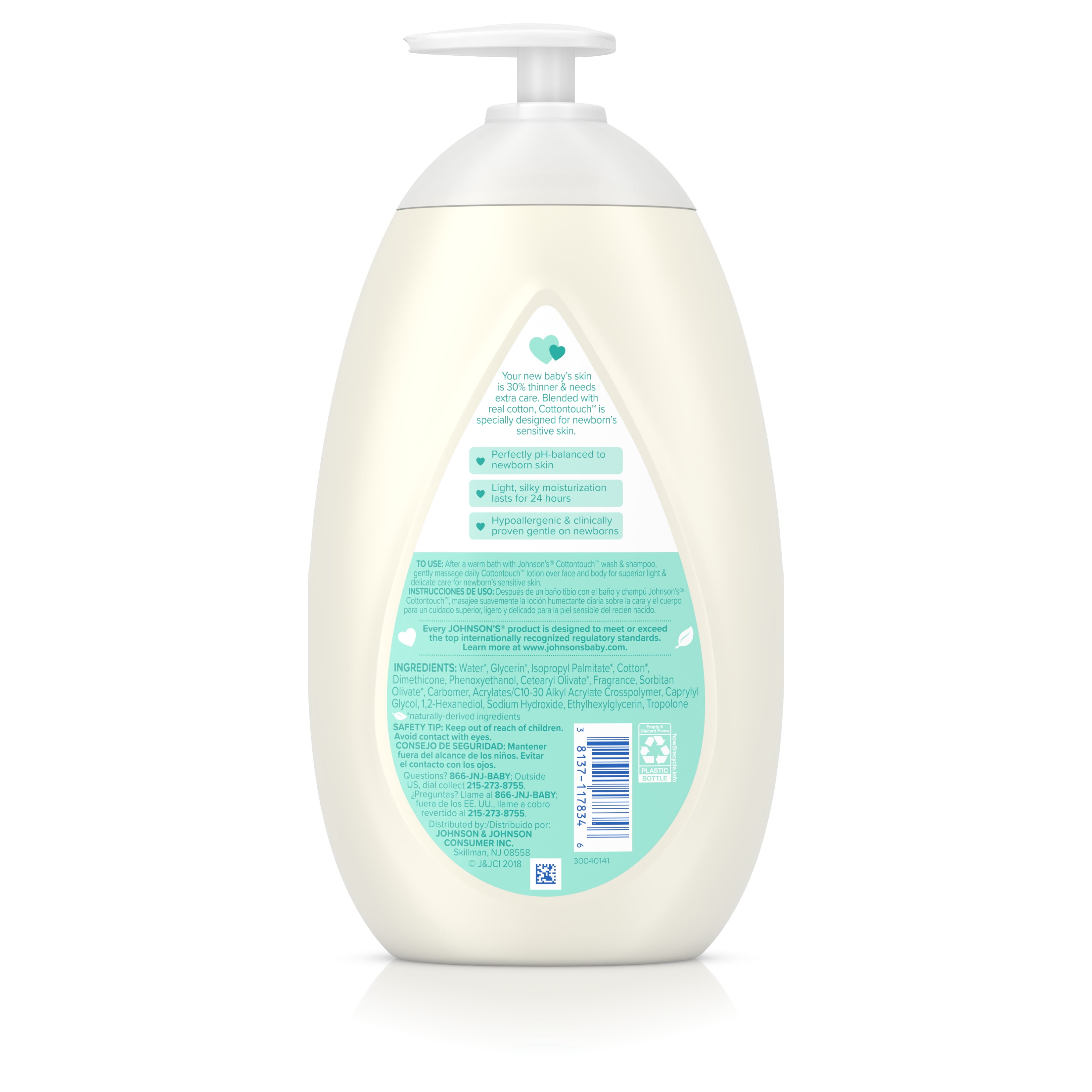 johnson and johnson cotton lotion