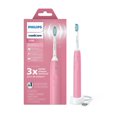 thumbnail image 1 of Philips Sonicare 3100 Power Toothbrush, Rechargeable Electric Toothbrush with Pressure Sensor, Deep Pink HX3681, 1 of 9