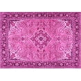 thumbnail image 1 of Ahgly Company Indoor Rectangle Medallion Pink Traditional Area Rugs, 5' x 8', 1 of 4