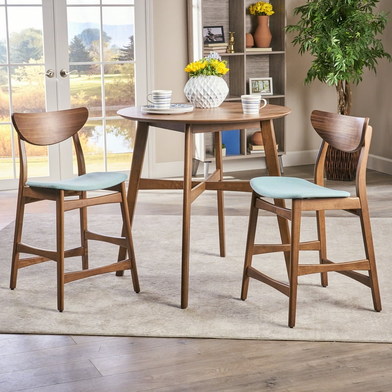 Mid century modern bistro table and chairs hot sale