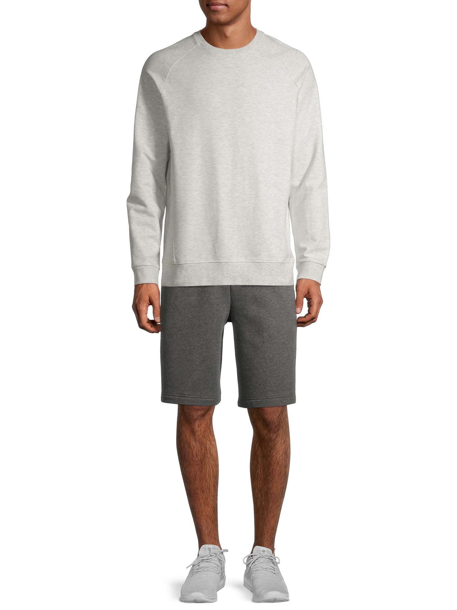 Athletic Works Men's and Big Men's Active Fleece Short, up to Size 5XL