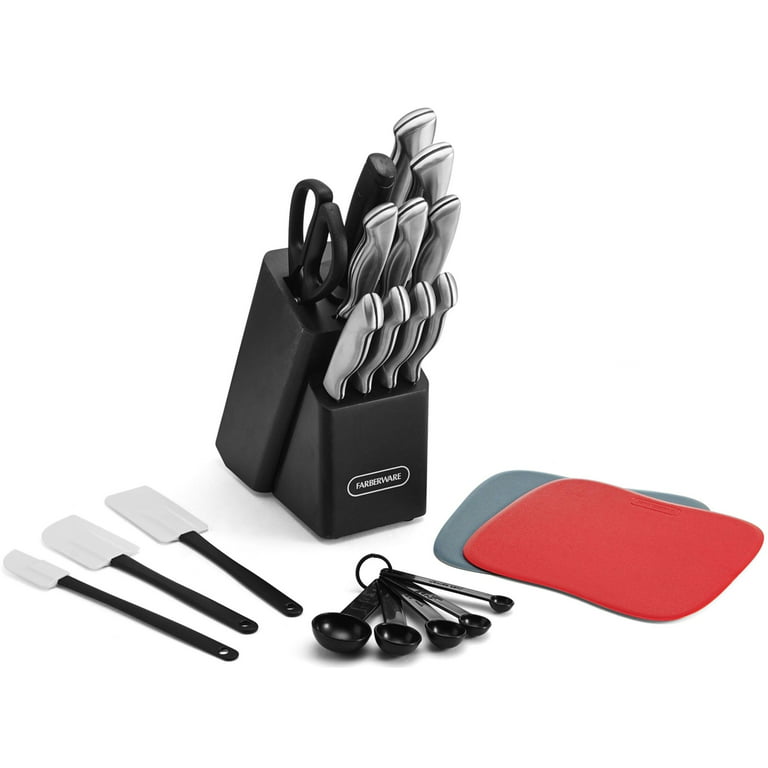 Lifetime Brands 261932 22 Piece Farberware Stainless Steel Cutlery Set