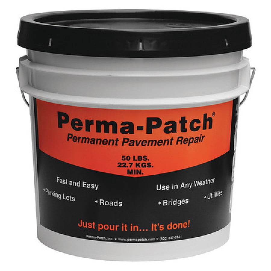 PERMAPATCH PP50FP Cold Patch,Black,50 lb. Pail Container Walmart