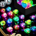 thumbnail image 4 of Anillo Sosation para Halloween, 100 unidades, con luces LED parpadeantes, 4 of 8