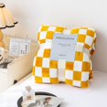 thumbnail image 1 of DR Plaid Pattern Throw Super Soft Microfiber Plush Flannel Fleece Blanket Printed Flannel Throw Blanket Twin 1, 1 of 4