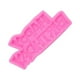 thumbnail image 1 of Matsuzay Molde de silicona para feliz cumpleaños, portátil, Color sólido, antiadherente, resistente al calor, para cocina, pastelería, molde Herramientas y accesorios para hornear Rosa Tipo 1, 1 of 6