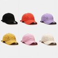 thumbnail image 3 of CoCopeanut Gaya Klasik Baru Unisex Wanita Pria Musim Panas Fashion Topi Bisbol Kapas Motor Cap Grinding Vintage Solid Sun Topi Ayah Gorros, 3 of 6