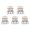 2, variant on 5 Pcs/Set Metal Key Holders Practical Keychains Keyring Organizers for Wallet