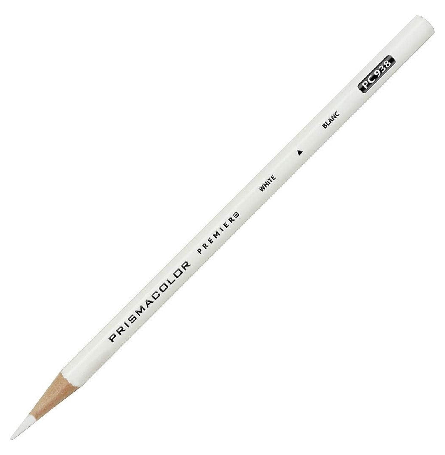 3365 Premier Soft Colored Pencil, White (Pack of 12)