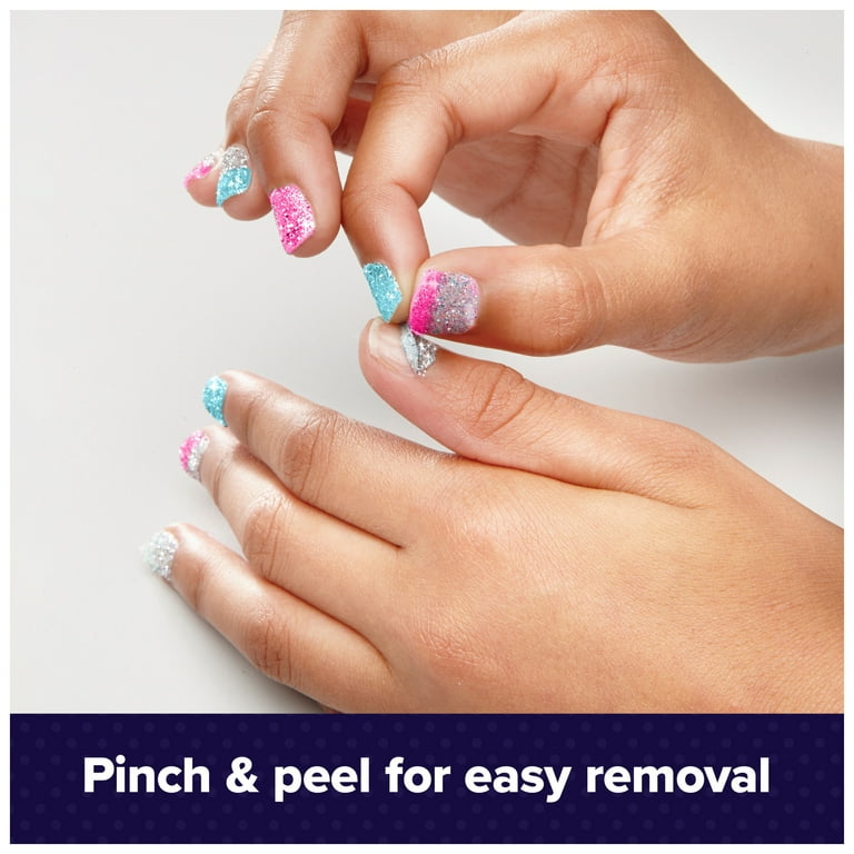 Cool Maker, Get Glitzy Glitter Nail Kit, 6 Colors & Stickers