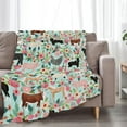 thumbnail image 2 of Yibo Deer Blanket Flannel Soft and Comfortable Anti-static Bed Sofa Blanket, 2 of 7
