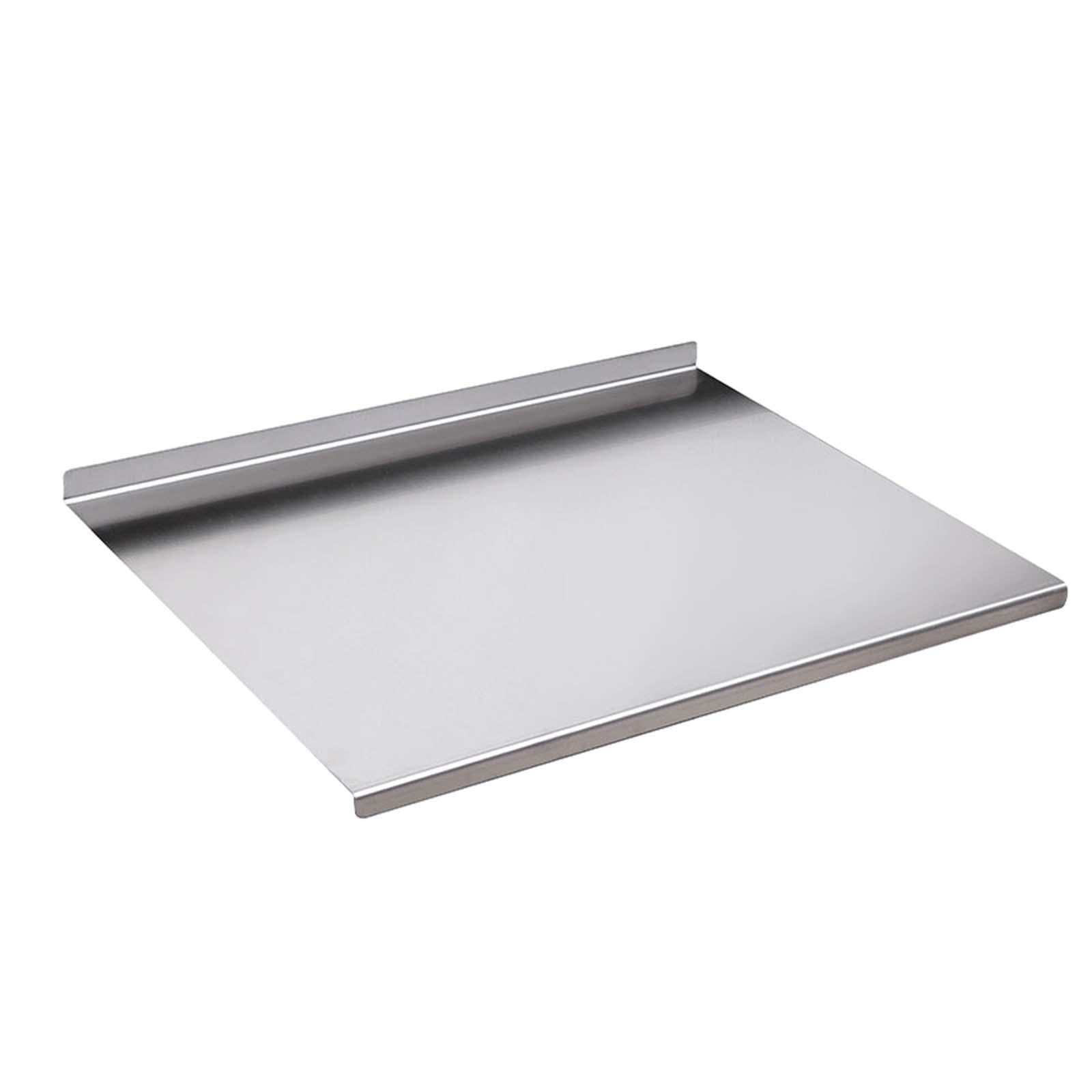 Tongina Stainless Steel Chopping Board Heavy Cutting Board Meat Vegetables Bread Cutting Mats Smooth Surface 1.5mm Thickness Nonstick 40cmx50cm