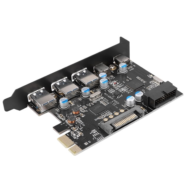 Tarjeta de expansión NikouMX PCB multifuncional de 5 puertos TypeC adaptadora 5 Gbps
