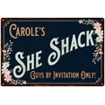 thumbnail image 1 of Carole's SHE SHACK Sign Metal Wall Decor 12 x 18 Matte Finish Metal 112180060278, 1 of 1