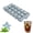 Gray, variant on NUOKO Silicone Star Ice Molds for Freezer, Reusable Ice Cube Trays for Cocktails, Whiskey & Chilled Drinks Star Shape Flexible 15 Ice Cube Tray Mold Rubber Novelty Gag Gift