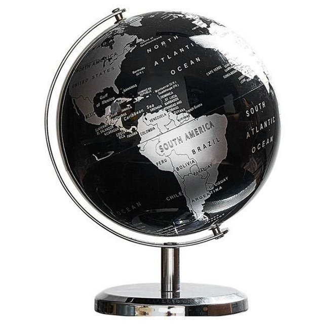 Adorno de globo para decoración de estudio de oficina de alta definición de escritorio global
