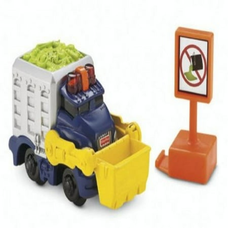 GeoTrax Lighted Vehicle: Sparkle 'n Clean Garbage Truck