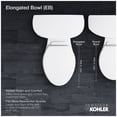 thumbnail image 2 of Kohler K-22695 Harken 1.28 Gpf One Piece Elongated Toilet - White, 2 of 7