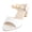 White, variant on Vedolay Sandals for Women Casual Women's Strappy Heels Block Open Toe Low Heel Sandals Shoes,Yellow 8