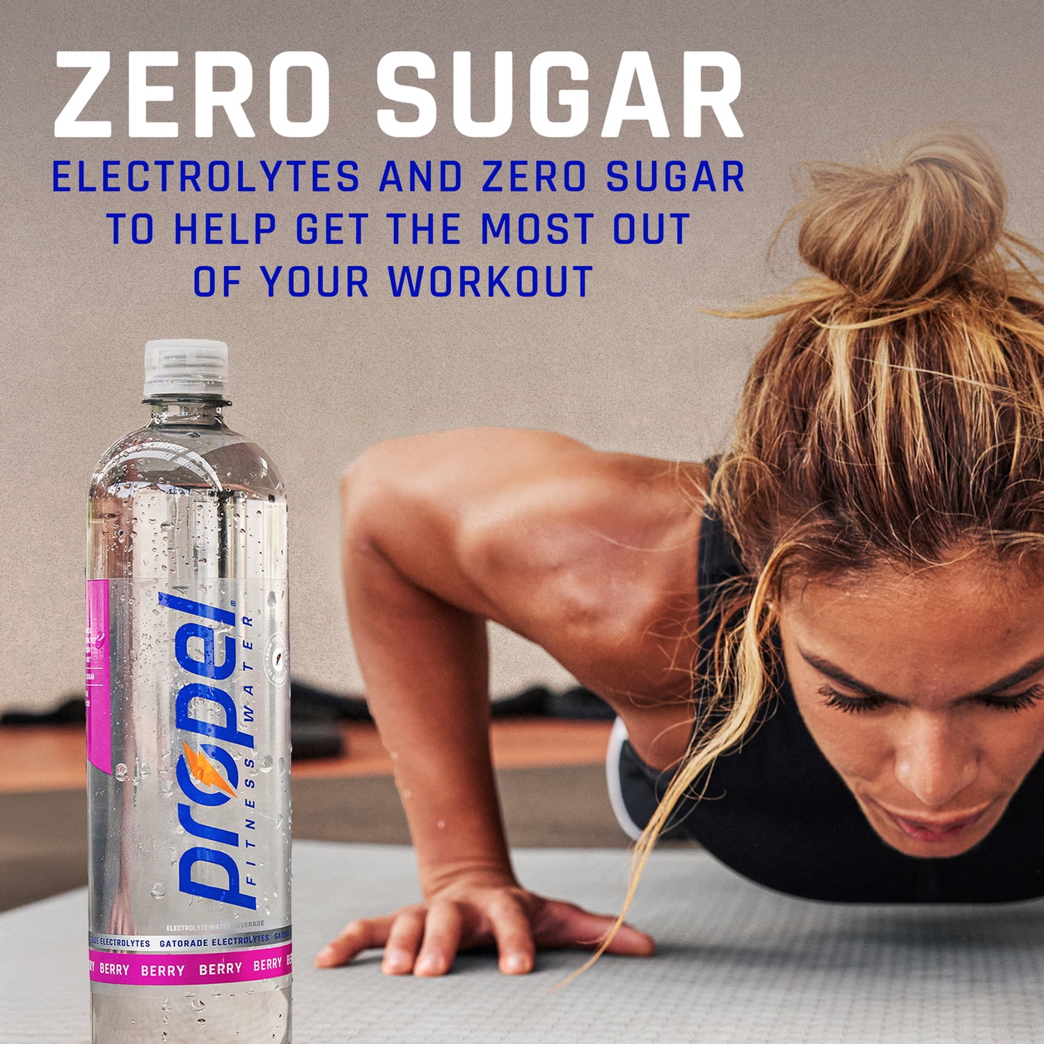 Propel Electrolyte Enhanced Water Sports Drink, Watermelon Flavored Water, Zero Calorie & Zero Sugar Hydration with Electrolytes and Vitamins C & E, 16.9 fl oz Water Bottles (12 Pack)​