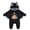 Dark Gray, variant on Newborn Baby Bat Shape Bodysuit Sets Toddler Infant Boys Funny Halloween 𝖢os𝗍𝗎mes Hat Outfits Winter Novelty Clothes