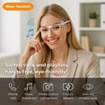 thumbnail image 5 of Newest Smart Glasses V5.4, Touch Control HD Calls & Lossless Music Magnetic Charging 50Hr Battery Ultralight 30g Design for Men & Women, 5 of 10