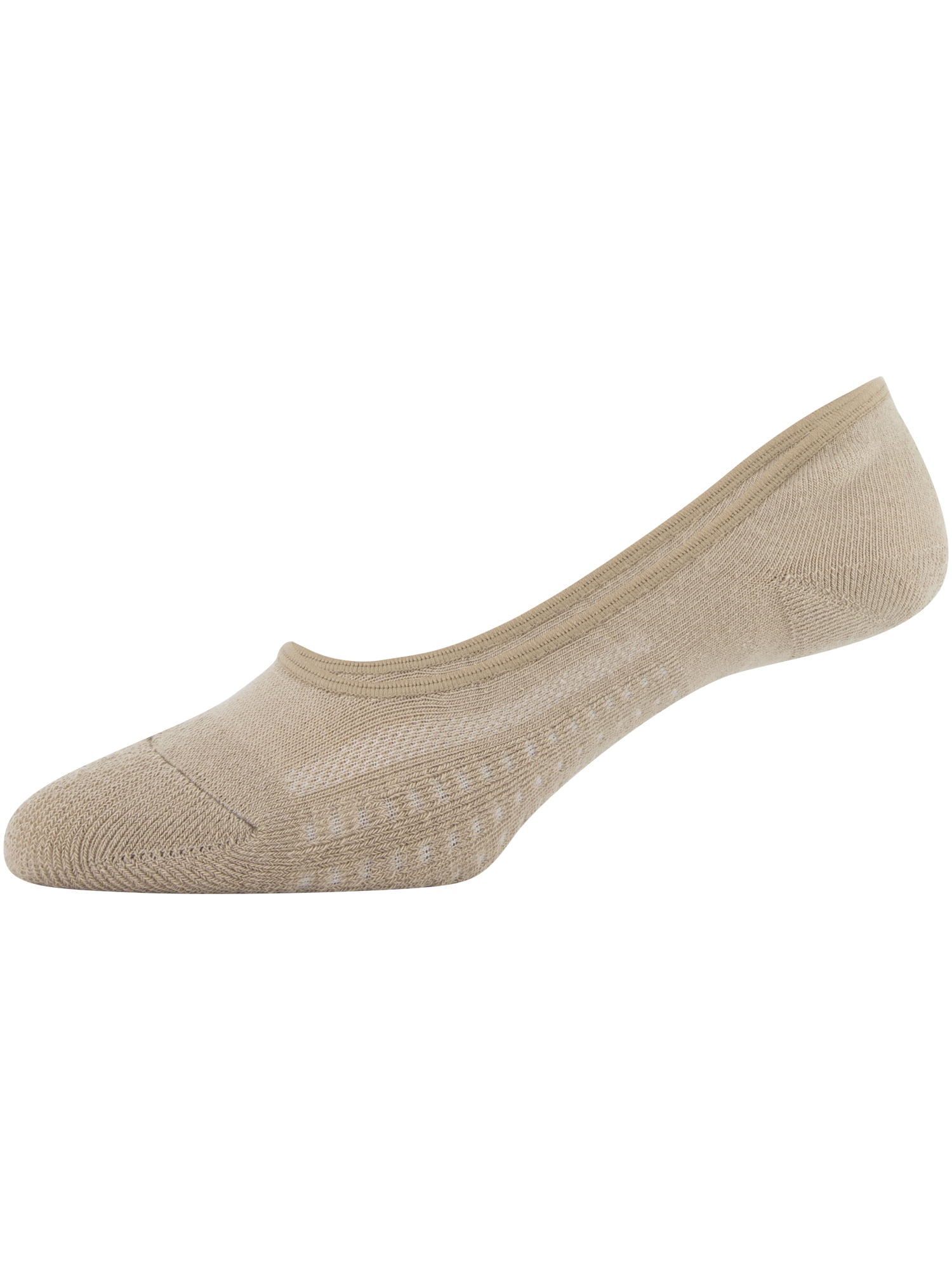 Peds Women's Cushion Super Low Cut No Show Liners, Shoe Sizes 5-10, 5-10W and 8-12, 3 Pairs