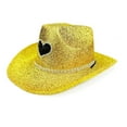 thumbnail image 3 of Wide Brim Shiny Cowboy Party Hat - Elegant All Season Accessory for Formal Outfits, 3 of 5