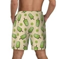 thumbnail image 4 of Daiia Kiwi Ice Cream Mens Swim Trunks Swim Shorts Quick Dry Swim Shorts with Mesh Lining Pockets-X-Large, 4 of 9