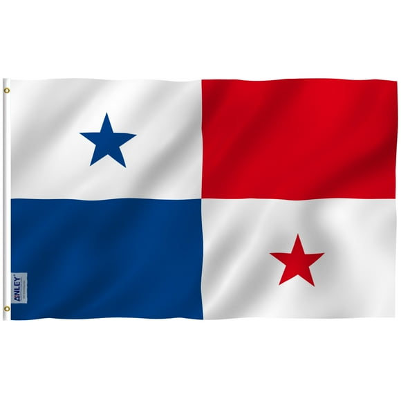 ANLEY Fly Breeze 3x5 Feet Panama Flag - Panamanian National Flags Polyester with Brass Grommets 3 X 5 Ft