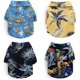 thumbnail image 3 of Camisa hawaiana para mascotas gato perro Teddy Bichon Pomeranian cachorro Garfield corto gato azul, 3 of 5
