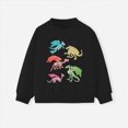 thumbnail image 4 of Gerichy Toddler Sweatshirt Kids Pullover Sweatshirts Boys Dinosaur Print Crewneck Long Sleeve Shirts Athletic Casual Tops 2T-12T, 4 of 6