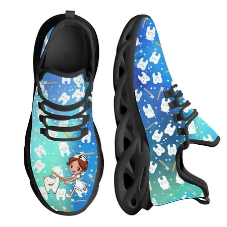 

Kawaii Nurse and Teeth Pattern Ladies Breathable Casual Sports Shoes 2024 Women s Mesh Sneakers Tenis Masculinos