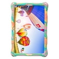 thumbnail image 2 of Dteck Case for Samsung Galaxy Tab A8 10.5-inch X200 X205,Shockproof Soft Silicone Case Kickstand Rubber Shell Protective Cover,Colorful/Rose, 2 of 4