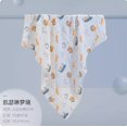 thumbnail image 3 of BEBETOUR Garden Gauze Bath Towel (Antibacterial Type) 6 layers of gauze, 95*95cm, 3 of 4