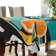 thumbnail image 5 of Yayeee Tablecloths 54" x 54" Rectangle Wrinkle Resistant Party Table Cover, Orange Glasses, 5 of 8