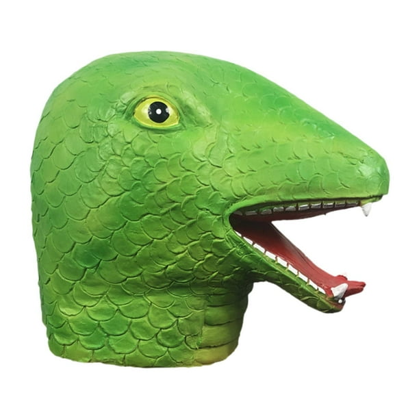 Máscara de látex espantosa realista con accesorios de máscara de animales para actuaciones de adultos