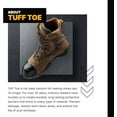 thumbnail image 7 of Tuff Toe Boot Protector V2 Adhesive Extra Strong Shoe Glue - Protectors Glue for Work Boots and Shoes - Waterproof, Heat Resistant Heavy Duty Protective Epoxy Layer and Shoe Kit, Brown, 7 of 7