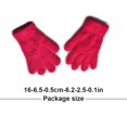 thumbnail image 4 of Sonducket 1 par de guantes para niños pequeños, guantes de punto de invierno, cubierta de mano para manualidades, rosa roja Type3 NO3 Sonducket AP009037-06, 4 of 6