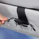 thumbnail image 5 of Colgador de gafas de sol Universal para coche, Clip de cuero, soporte magnético multifunción, almacenamiento de accesorios para automóvil, 5 of 5