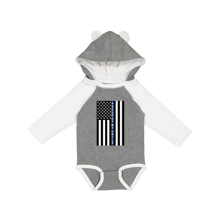 

Inktastic Uncle Police Officer Sheriff Gift Baby Boy or Baby Girl Long Sleeve Bodysuit